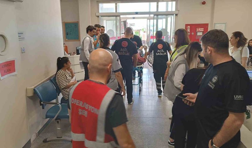 Köşk Devlet Hastanesi’nde HAP tatbikatı yapıldı