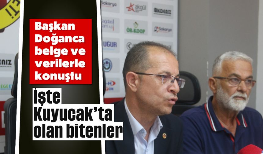 İşte Kuyucak'ta olan bitenler: Başkan Doğanca belge ve verilerle konuştu