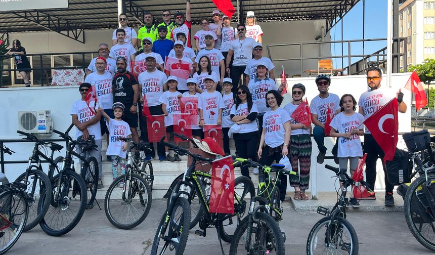 Nazilli’de 19 Mayıs coşkusu pedallarla yaşandı
