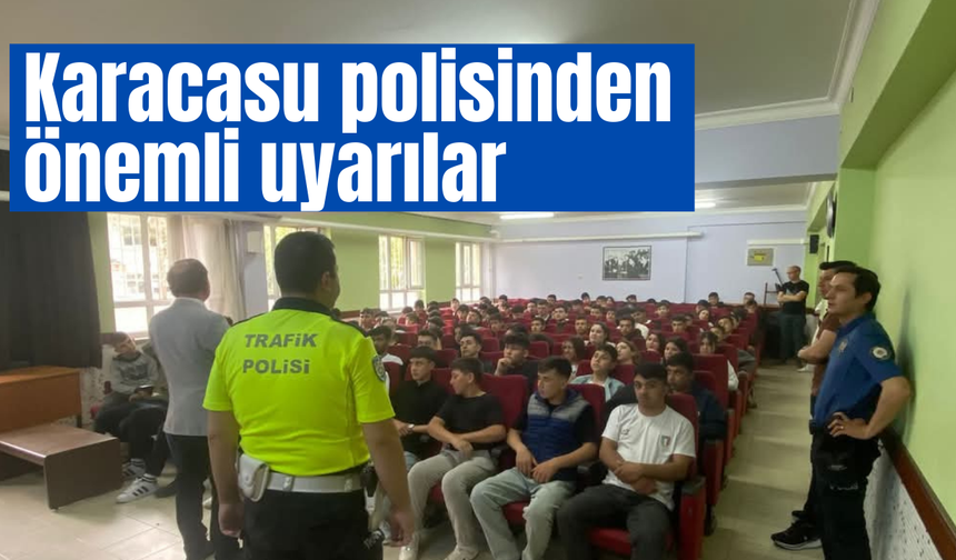 Karacasu polisinden önemli uyarılar