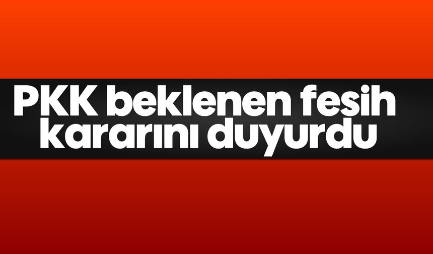 PKK kendisini feshetti
