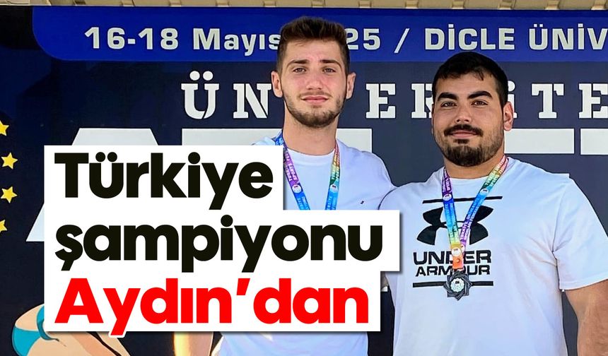 Türkiye şampiyonu Aydın’dan