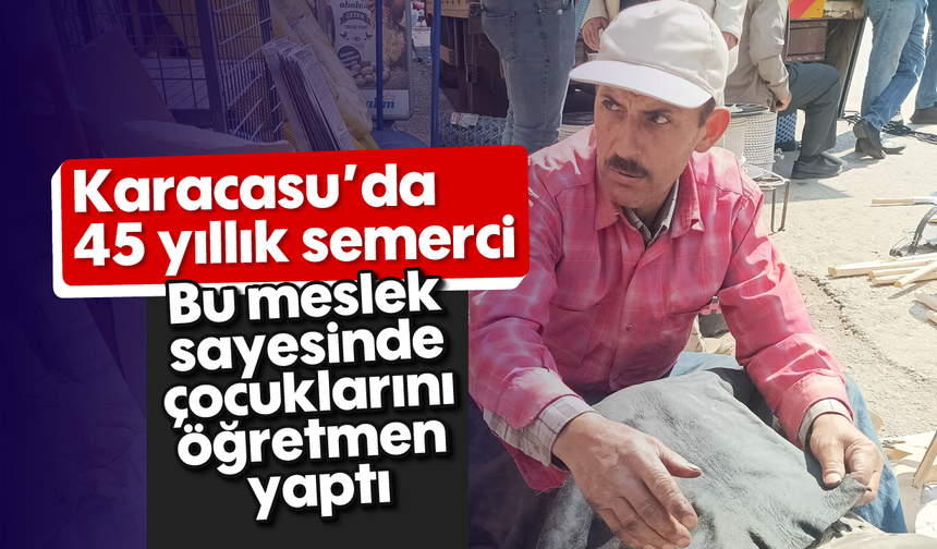 Karacasu'da 45 yıllık semerci: Bu meslek sayesinde çocuklarını öğretmen yaptı