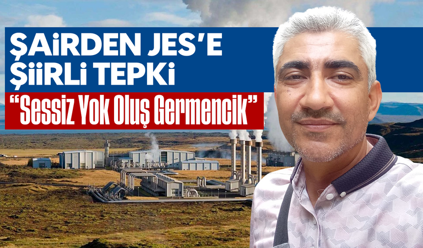 Şairden JES'e şiirli tepki: "Sessiz Yok Oluş Germencik"