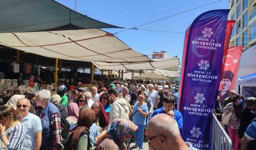 Söke’de 40 bin ata tohumu fidesi dağıtıldı