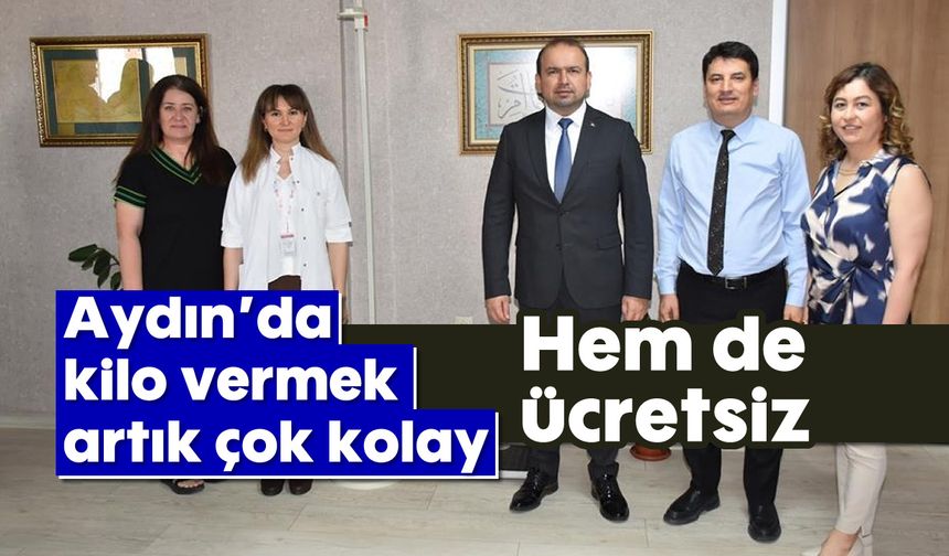 Aydın'da kilo vermek artık çok kolay: Hem de ücretsiz