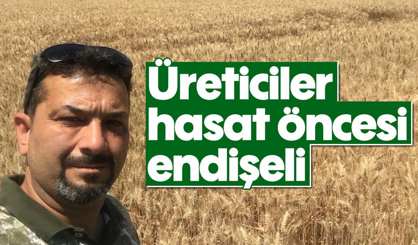 Üreticiler, hasat öncesi endişeli