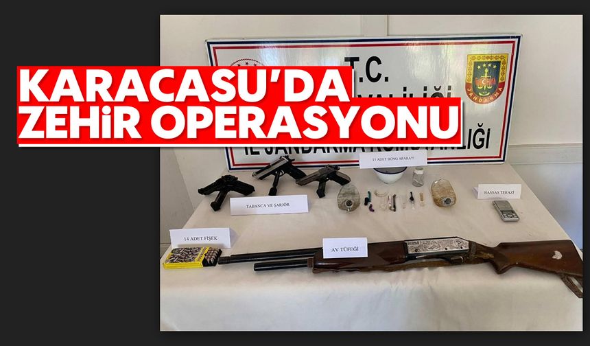 Karacasu’da uyuşturucu operasyonu