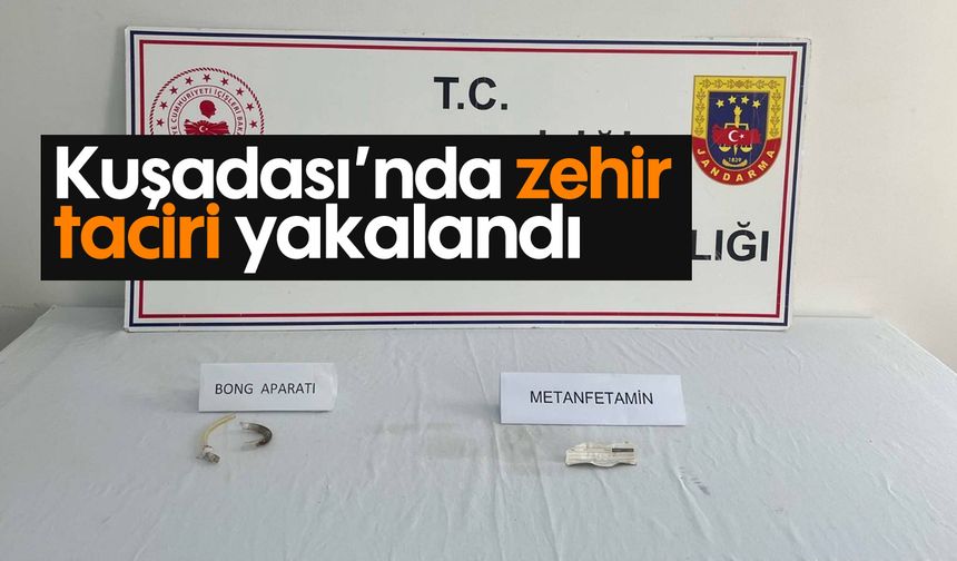 Kuşadası’nda zehir taciri yakalandı