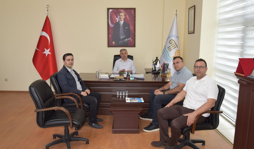 Ziraat Odası ve İş-kur’dan DTO’ya ziyaret