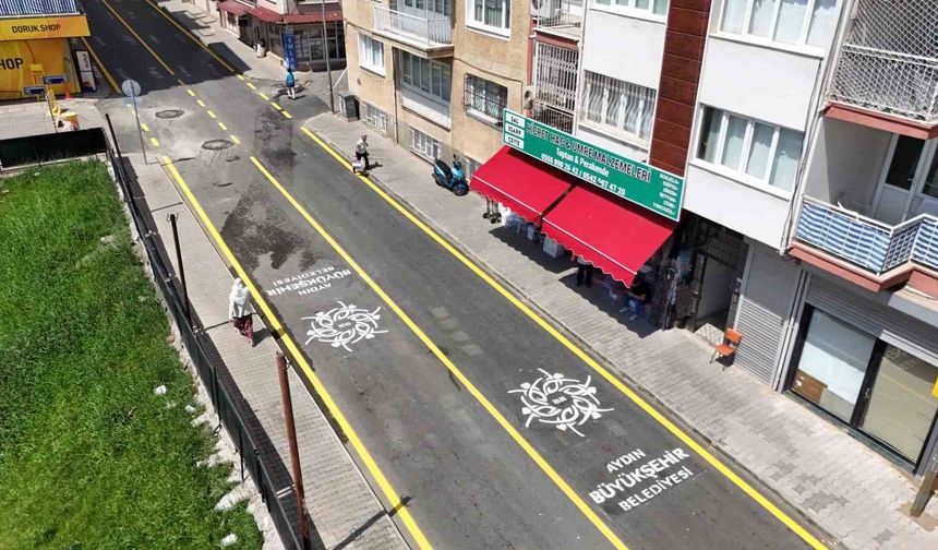 Aydın Büyükşehir Belediyesi’nin yol çalışmaları hız kesmeden sürüyor