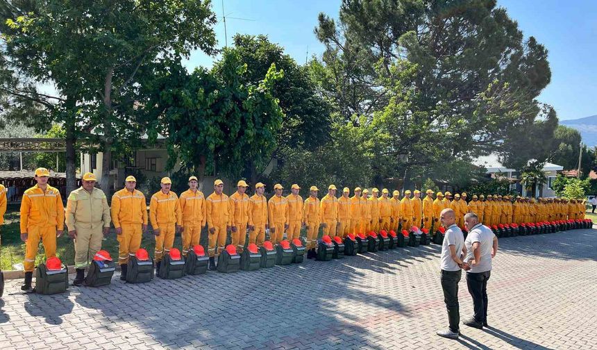 Aydın’da orman yangını ile mücadelede görev alacak personele eğitim verildi