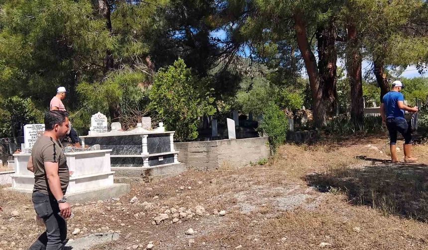 Bozdoğan Belediyesi’nden mezarlıklara bakım