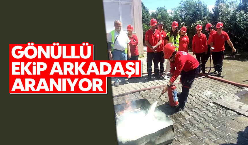 Gönüllü ekip arkadaşı aranıyor