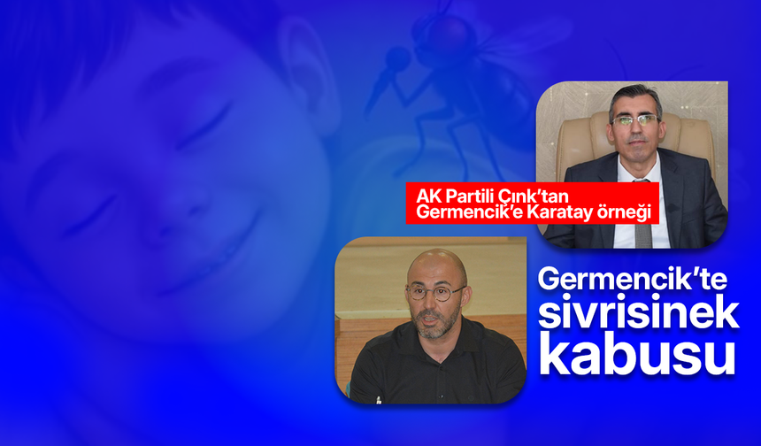 Germencik’te sivrisinek kabusu: AK Partili Çınk’tan Germencik’e Karatay örneği