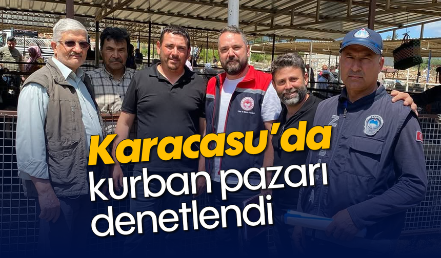Karacasu'da kurban pazarı denetlendi