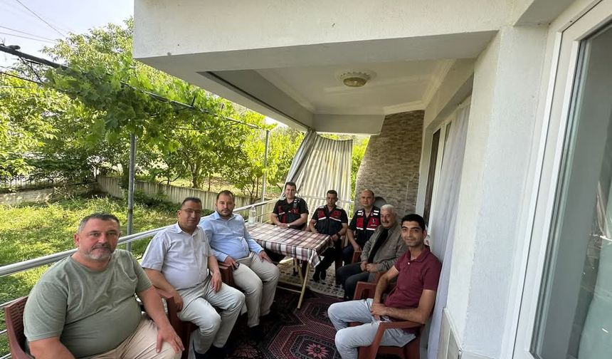 Karacasu'da şehit aileleri unutulmadı