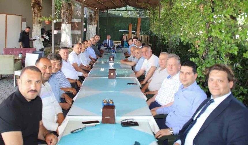 Kaymakam Polat için veda yemeği gerçekleştirildi