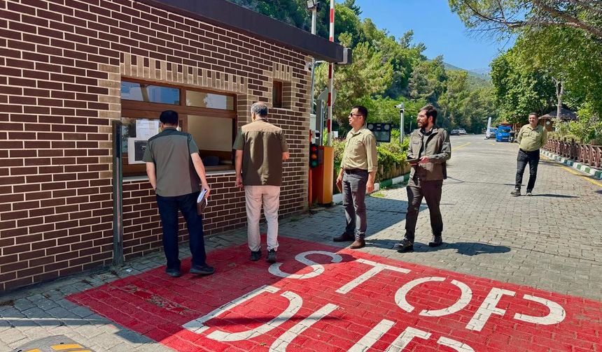 Milli Park'ta inceleme ve denetim gerçekleşti