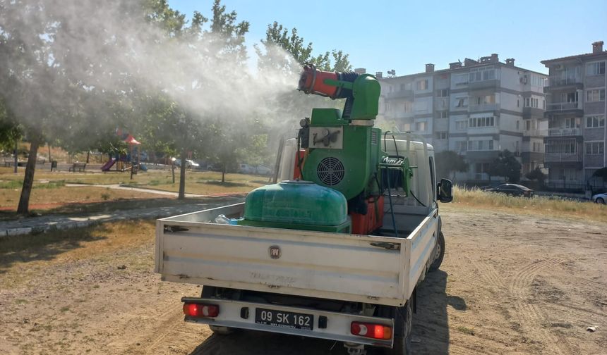 Söke Belediyesi’nden kene ve haşerelere karşı ilaçlama