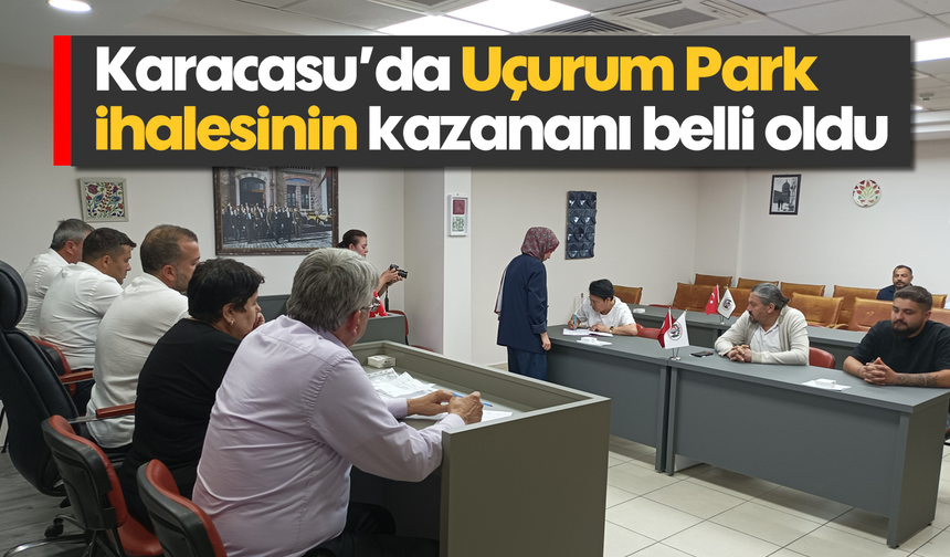 Karacasu'da Uçurum Park ihalesinin kazananı belli oldu