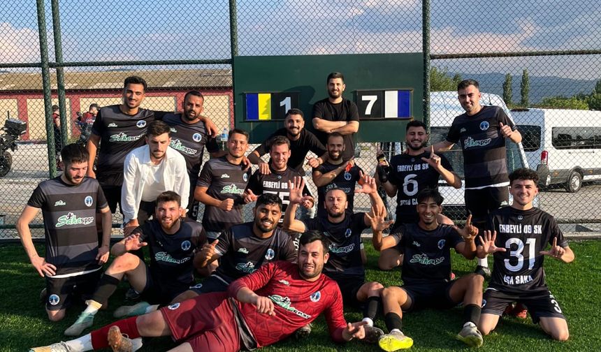 Erbeyli 09 SK’dan tarihi galibiyet: Gözler finalde!