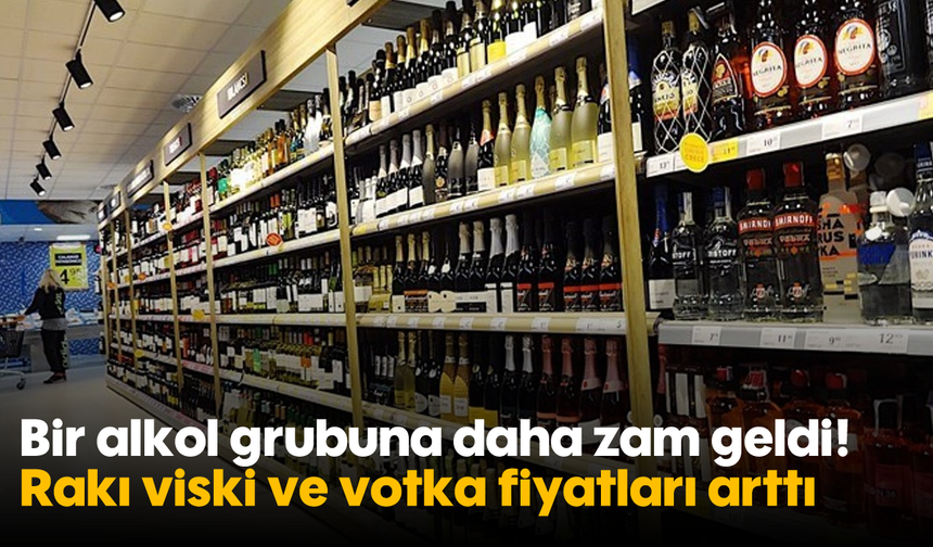 Bir alkol grubuna daha zam geldi! Rakı, viski ve votka fiyatları arttı