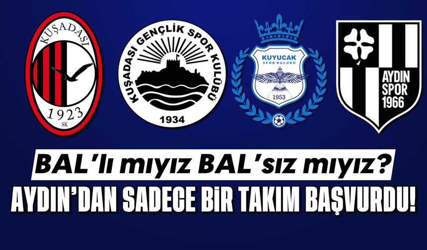 BAL'lı mıyız, BAL'sız mıyız? Aydın'dan sadece bir takım başvurdu!