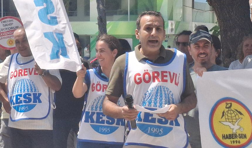 Didim’de KESK’in üyeleri taleplerini sıraladı; zam pazarlığını eleştirdi