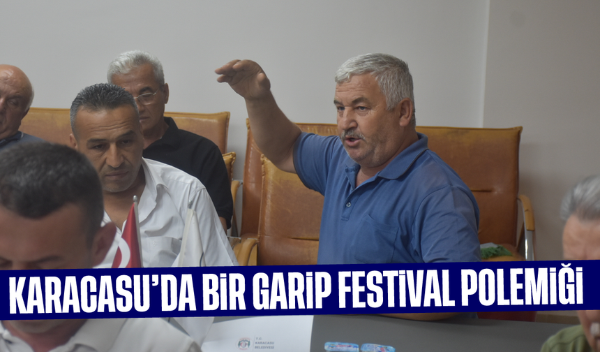 Karacasu'da bir garip festival polemiği