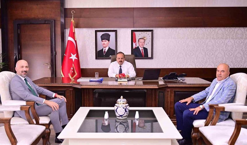 Başkan Arıkan, Vali Canbolat ile bir araya geldi