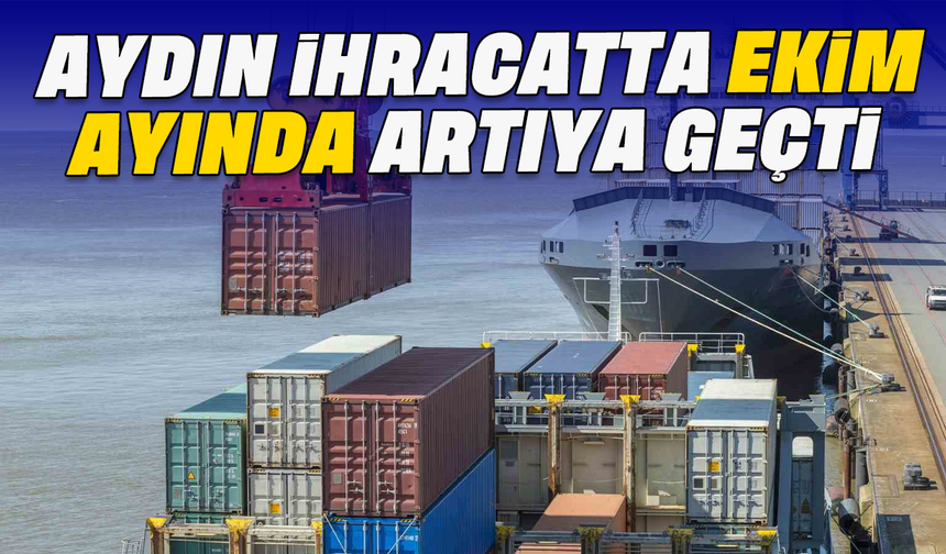 Aydın ihracatta Ekim ayında artıya geçti