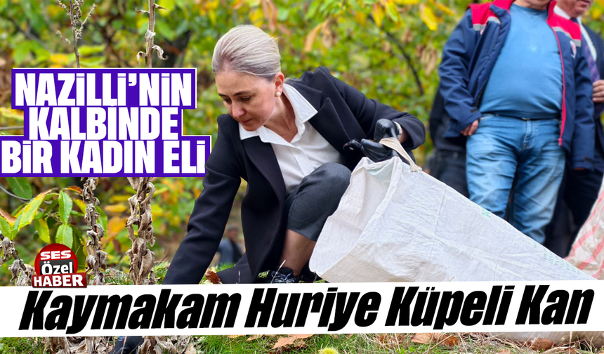 Nazilli’nin kalbinde bir kadın eli: Kaymakam Huriye Küpeli Kan