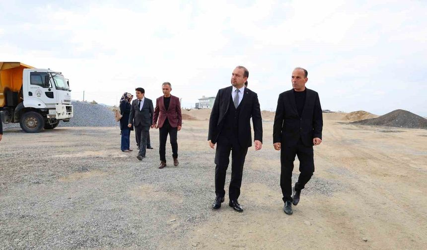 Koçarlı Devlet Hastanesi’nin Geçici Hizmet Alanı’nda inceleme yapıldı