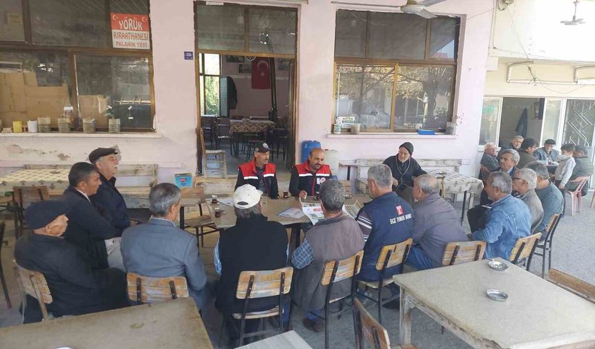 Koçarlı’da üreticilerle şap hastalığı ve tarımsal desteklemeler görüşüldü