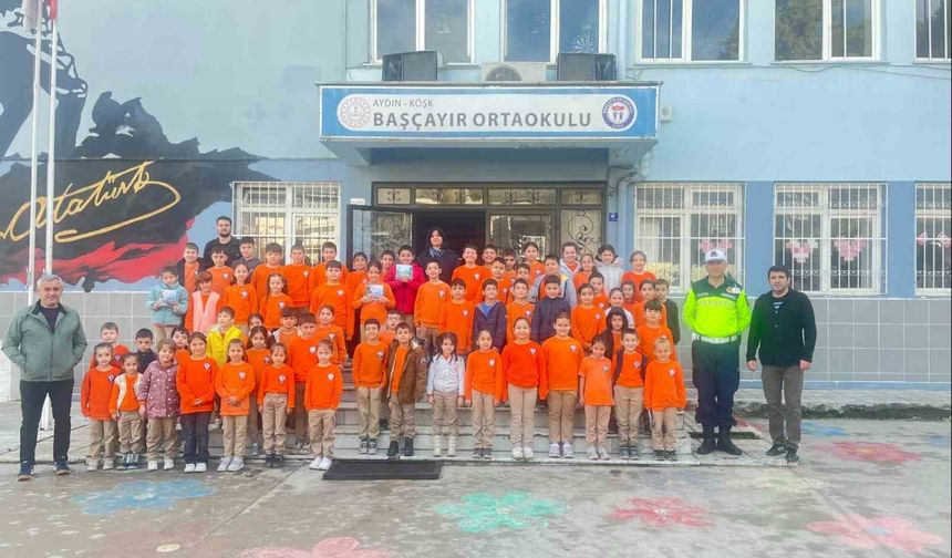 Köşk’te 70 öğrenci trafik dedektifi oldu