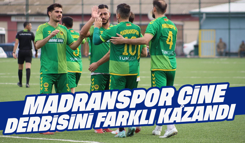 Madranspor, Çine derbisini farklı kazandı