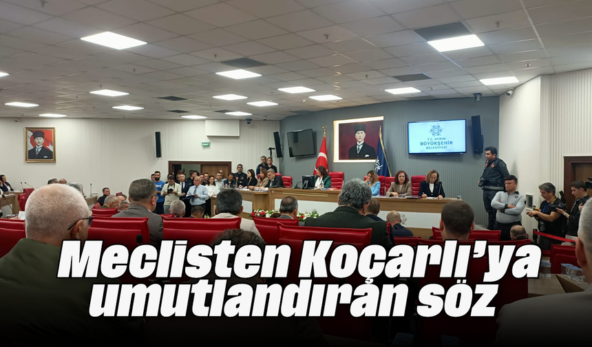 Meclisten Koçarlı’ya umutlandıran söz