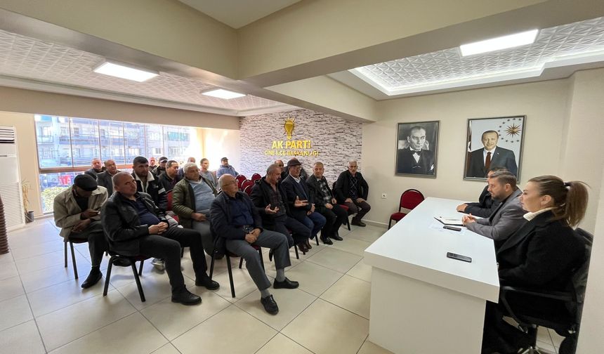 AK Parti Çine Teşkilatı, mahalle başkanlarıyla buluştu