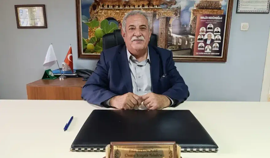 Aydın’da muhtar Hekimoğlu'ndan Bahçeli’ye pankartlı teşekkür