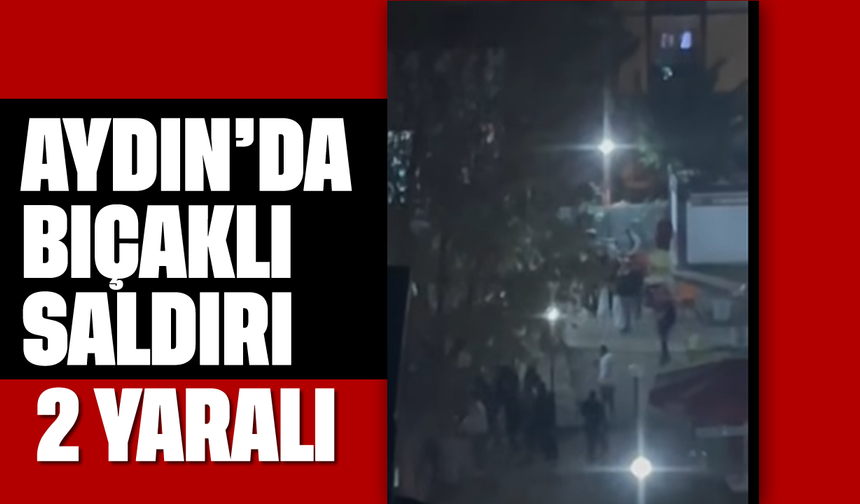 Aydın'da bıçaklı saldırı; 2 yaralı