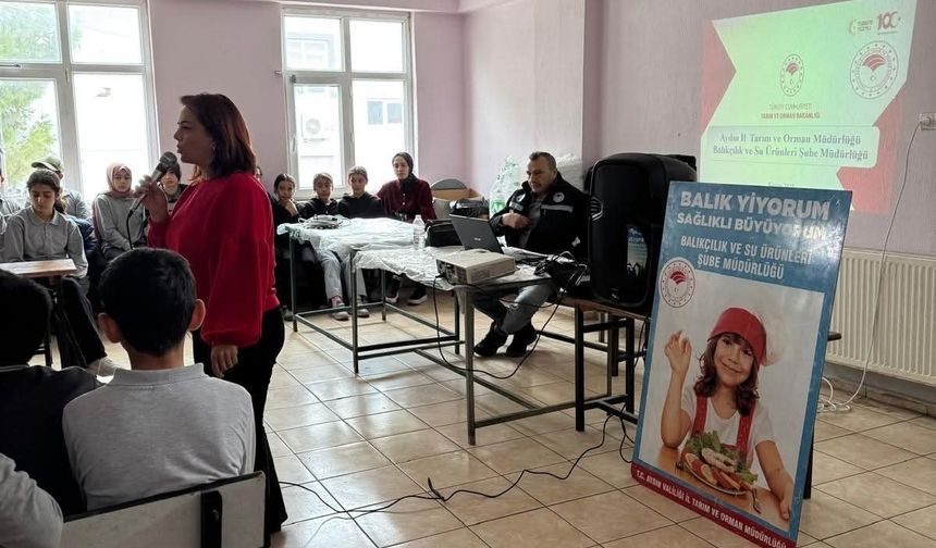 Buharkent’te öğrencilere su ürünleri bilinci aşılandı