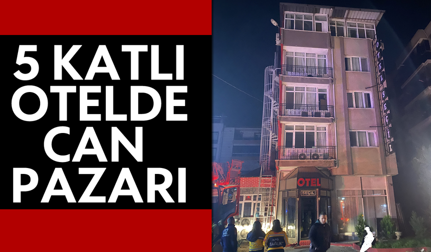 5 katlı otelde can pazarı