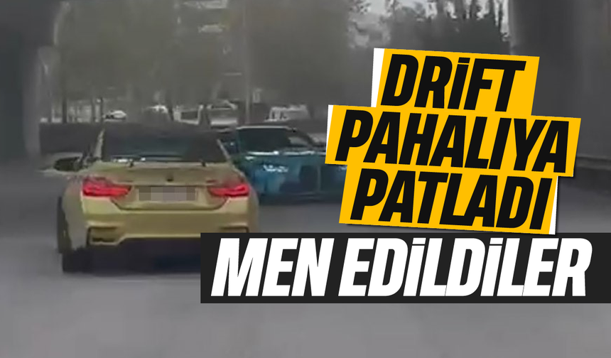 Drift pahalıya patladı: Men edildiler