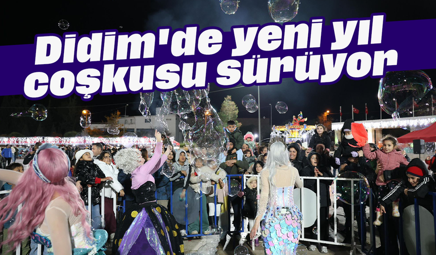 Didim'de yeni yıl coşkusu sürüyor