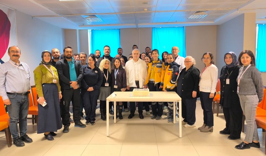 Nazilli Devlet Hastanesi’nde Acil Sağlık Hizmetleri Haftası kutlandı