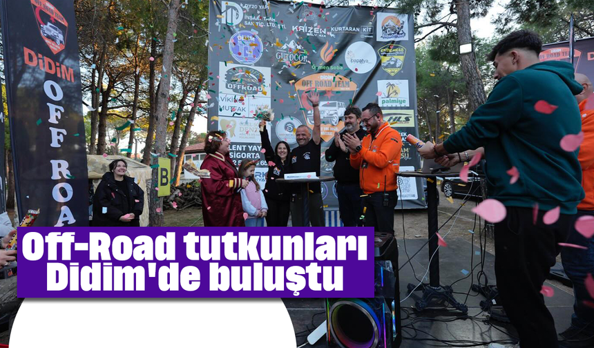 Off-Road tutkunları Didim'de buluştu