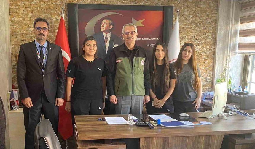 Sökeli öğrencilere ilçe tarımdan bilgilendirme