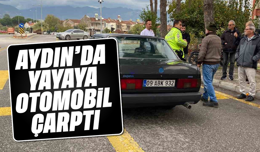 Aydın'da yayaya otomobil çarptı