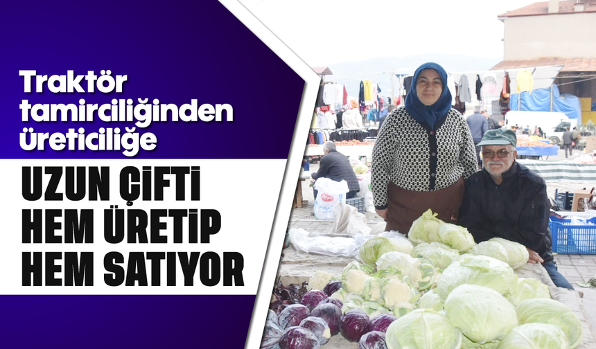 Traktör tamirciliğinden üreticiliğe: Uzun çifti hem üretip hem satıyor